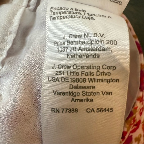 J. Crew | Pink Floral Tiered Mini Skirt - Picture 6 of 6